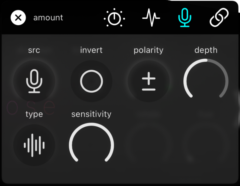 Parameter Audio Modulation